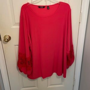 Hot Pink Tunic Blouse